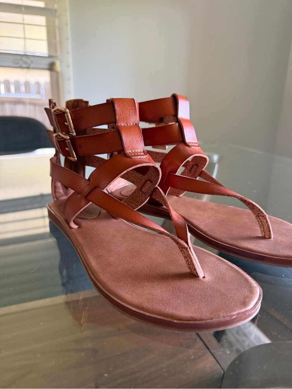 Sonoma Brown Strappy Gladiator Sandals